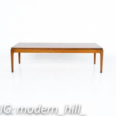 Paul McCobb Style Lane Rhythm Mid Century Walnut Coffee Table - 2574629