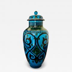 Paul Milet Paul Milet for S vres Lidded Amphora Vase Decorated by L Bourgeot France - 4475228