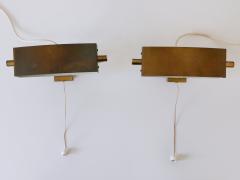 Paul Neuhaus Leuchten Set of Two Elegant Mid Century Bed Clamp Sconces by Paul Neuhaus Germany 1950s - 4030760