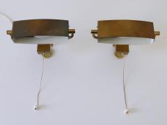 Paul Neuhaus Leuchten Set of Two Elegant Mid Century Bed Clamp Sconces by Paul Neuhaus Germany 1950s - 4030762