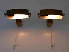 Paul Neuhaus Leuchten Set of Two Elegant Mid Century Bed Clamp Sconces by Paul Neuhaus Germany 1950s - 4030763