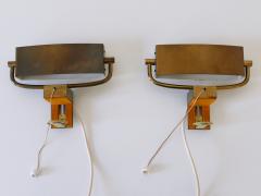 Paul Neuhaus Leuchten Set of Two Elegant Mid Century Bed Clamp Sconces by Paul Neuhaus Germany 1950s - 4030766