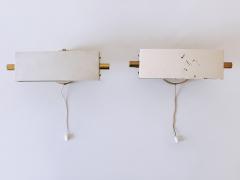 Paul Neuhaus Leuchten Set of Two Elegant Mid Century Modern Sconces by Paul Neuhaus Germany 1950s - 4044371