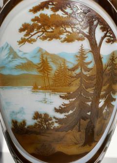 Paul Nicolas Monumental D Argental Paul Nicolas Cameo Landscape Vase - 3008239