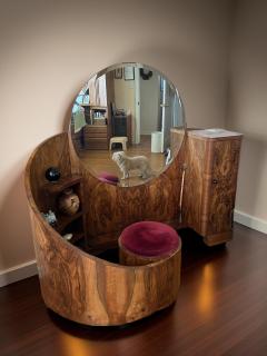 Paul Poiret Art Deco Glamour Vanity Table A Masterpiece of Modern Art Deco Design - 4134493