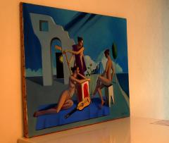 Paul Rossi The Three Graces II Contemporary Figurative Oil Painting - 1374769