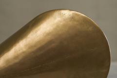 Paul Schatz Large Geometrical Sculpture in Sand Cast Brass - 4468125
