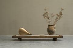 Paul Schatz Large Geometrical Sculpture in Sand Cast Brass - 4468128