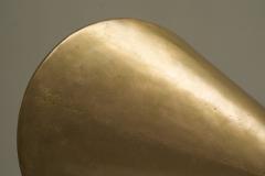 Paul Schatz Large Geometrical Sculpture in Sand Cast Brass - 4468148