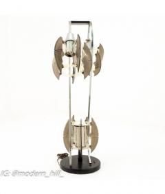Paul Secon for Sompex Mid Century String and Chrome Lamp - 1832206
