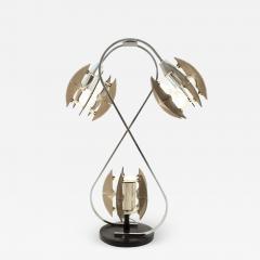 Paul Secon for Sompex Mid Century String and Chrome Lamp - 1834316