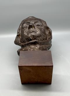 Paul Serst Head of a Berber man terracotta sculpture Paul Serst Belgium circa 1940 - 4475815