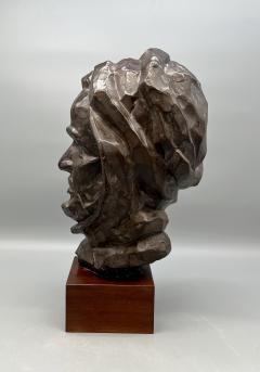 Paul Serst Head of a Berber man terracotta sculpture Paul Serst Belgium circa 1940 - 4475817