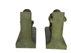 Paul Silvestre Pair of Art Deco Bronze Bookends by Paul Silvestre - 4130166