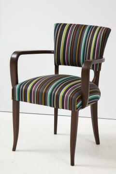 Paul Smith French 1940s Paul Smith Striped Armchairs - 1576083