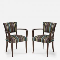 Paul Smith French 1940s Paul Smith Striped Armchairs - 1577090