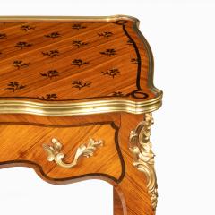 Paul Sormani A delicate Napoleon III kingwood parquetry side table attributed to Sormani - 2106876