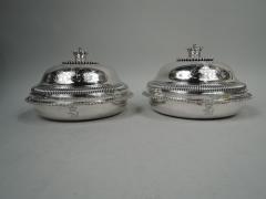 Paul Storr Pair of Paul Storr English Georgian Neoclassical Vegetable Dishes 1805 - 3760248