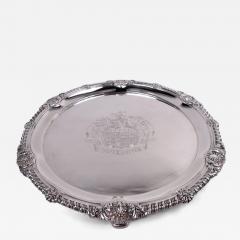 Paul Storr Paul Storr English Georgian Regency Classical Salver Tray 1810 - 4120248