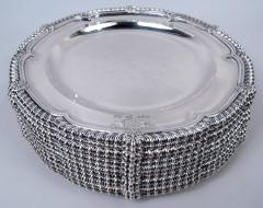 Paul Storr Paul Storr Georgian Regency Sterling Silver Dinner Plates 1810 - 4424320