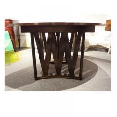 Paul T Frankl A Round Expanding Mid Century Dining Table by P Frankl - 256752