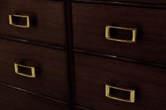 Paul T Frankl Chest of Drawers with Brass Pulls and Sabots by Paul Frankl - 134428