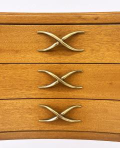 Paul T Frankl Mahogany and Brass Sideboard Paul Frankl Brown Saltman 1940s - 4278150