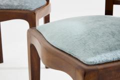 Paul T Frankl Paul T Frankl pair of side chairs curly walnut mohair velvet 1933 - 4373984