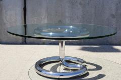 Paul Tuttle Glass and Chrome Anaconda Coffee Table by Paul Tuttle for Str ssle - 107035