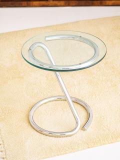 Paul Tuttle Vintage Tubular Chrome Z Accent Table - 2716218