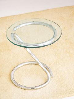 Paul Tuttle Vintage Tubular Chrome Z Accent Table - 2716220