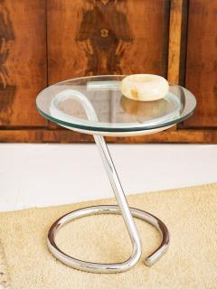 Paul Tuttle Vintage Tubular Chrome Z Accent Table - 2716221