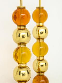 Paul Veronese Ulen Pair of Murano glass lamps in the style of Veronese - 865452