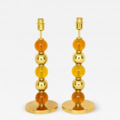 Paul Veronese Ulen Pair of Murano glass lamps in the style of Veronese - 866684