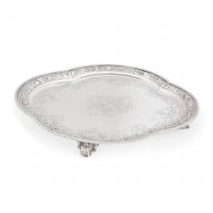 Paul de Lamerie 18th century silver salver by Paul de Lamerie - 3204530