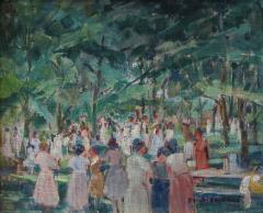 Paulette Victorine Jeanne Mrs Arthur Meltzer Van Roekens Summer Picnic - 259497