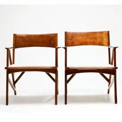 Paulo Alves Modern Armchairs in Hardwood Velvet by Paulo Alves Lu s Suzuki 2009 Brazil - 3183337