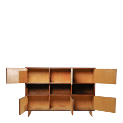 Paulo Buffa 1940s Paolo Buffa 79 walnut cabinet with Grissinato front - 4510084