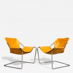 Paulo Mendes da Rocha Paulistano Armchairs in Stainless Steel Leather Paulo Mendes da Rocha 1957 - 4374558