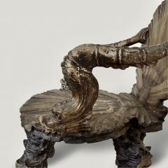 Pauly et Cie A Pair of Venetian Silvered and Gilt Grotto Armchairs attributed to Pauly et Cie - 4244270