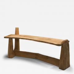 Pavel Novak Birch and Oak Carved Desk by Pavel Novak Czechoslovakia 1980s - 4648643