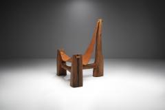 Pavel Novak Pair of Tripod Lounge Chairs by Pavel Novak Czechoslovakia 1980s - 1886723