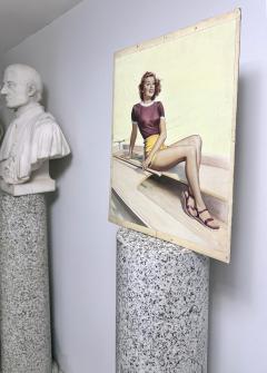 Pearl Frush Female Pin Up Artist Smooth Sailing Sweethearts of Sport - 4591115