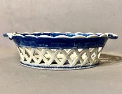 Pearlware Chestnut Basket Early 19th Century - 2500019