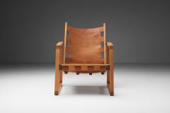 Peder Hansen Safari Chair by Peder Hansen in Eucalyptus Wood and Leather New Zealand 1967 - 1675681