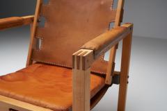 Peder Hansen Safari Chair by Peder Hansen in Eucalyptus Wood and Leather New Zealand 1967 - 1675686