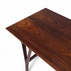 Peder Pedersen Peder Pedersen Dk for Helge Vestergaard Jensen Danish Rosewood Coffee Table - 4220429