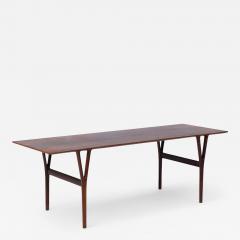 Peder Pedersen Peder Pedersen Dk for Helge Vestergaard Jensen Danish Rosewood Coffee Table - 4221994