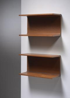 Pedersen Hansen Pair of Pedersen Hansen wall shelves - 3631255