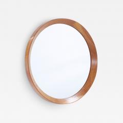 Pedersen Hansen Pedersen and Hansen Mid Century Danish Teak Round Mirror - 3863423